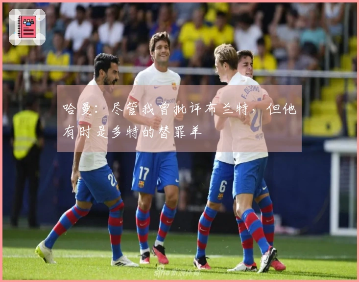 哈曼：尽管我曾批评布兰特，但他有时是多特的替罪羊